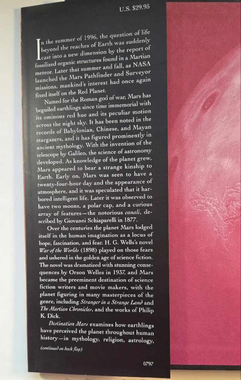 Destination Mars - In Art, Myth, and Science Book